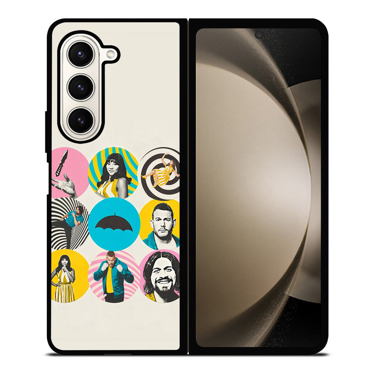 THE UMBRELLA ACADEMY CHARACTERS Samsung Z Fold 5 Case THE UMBRELLA ACADEMY CHARACTERS Samsung Z Fold 5 Case