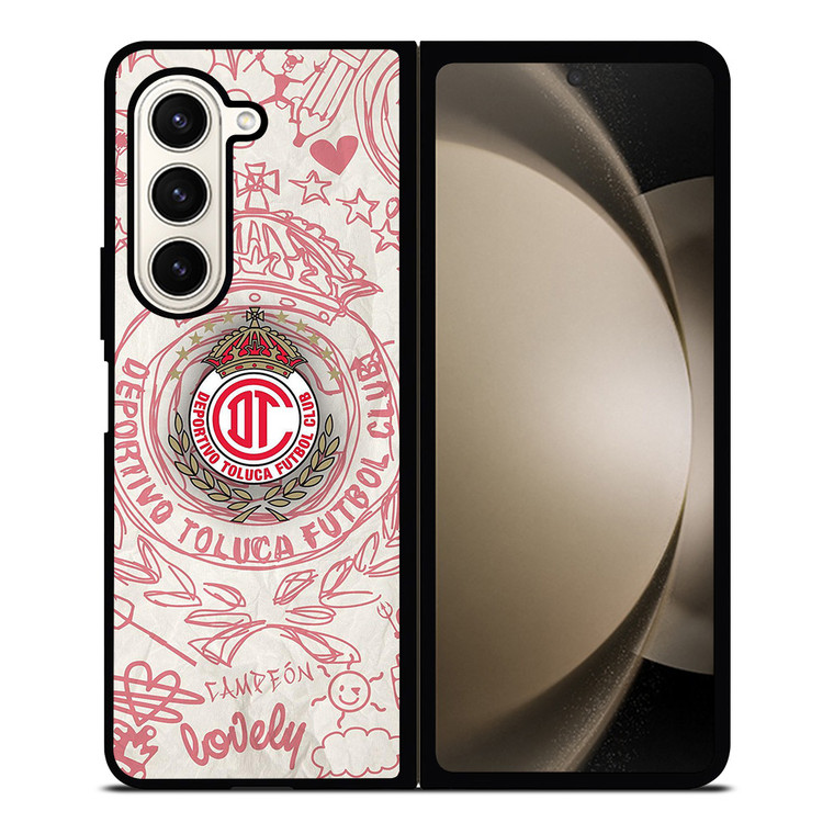 TOLUCA DEPORTIVO ART Samsung Z Fold 5 Case TOLUCA DEPORTIVO ART Samsung Z Fold 5 Case