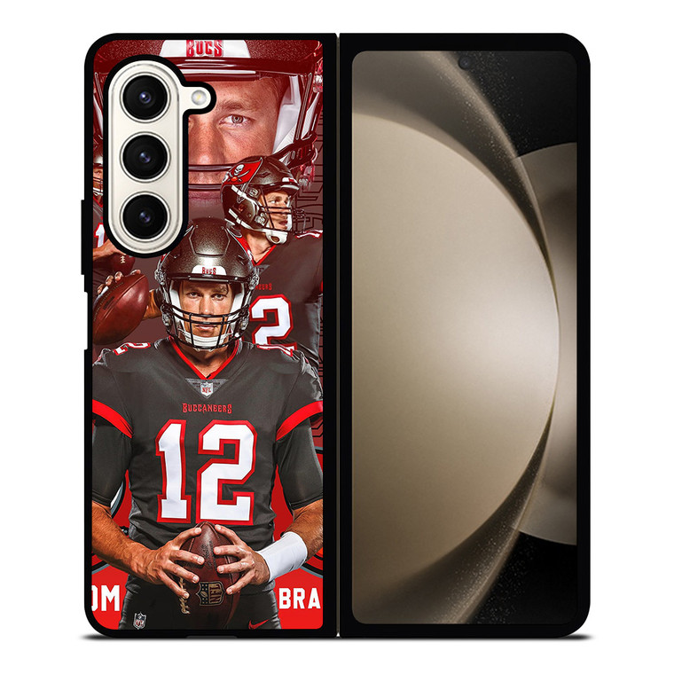 TOM BRADY TAMPA BAY BUCCANEERS 2 Samsung Z Fold 5 Case TOM BRADY TAMPA BAY BUCCANEERS 2 Samsung Z Fold 5 Case