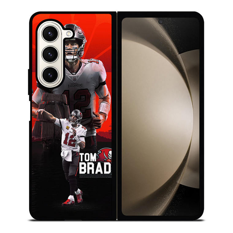 TOM BRADY TAMPA BAY BUCCANEERS Samsung Z Fold 5 Case TOM BRADY TAMPA BAY BUCCANEERS Samsung Z Fold 5 Case