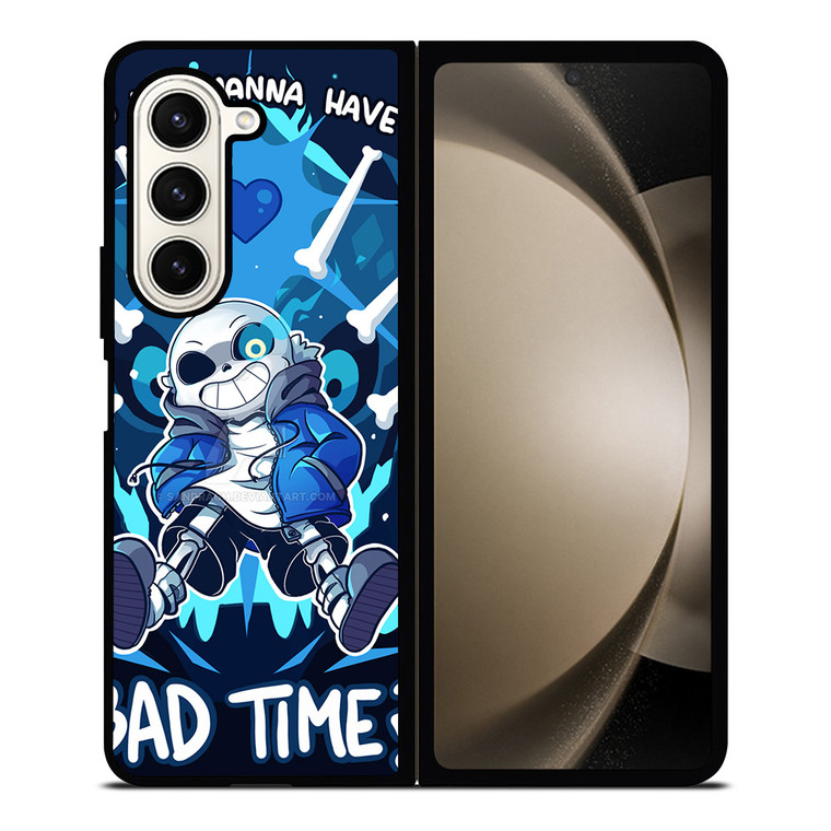 UNDERTALE SANS BAD TIME Samsung Z Fold 5 Case UNDERTALE SANS BAD TIME Samsung Z Fold 5 Case