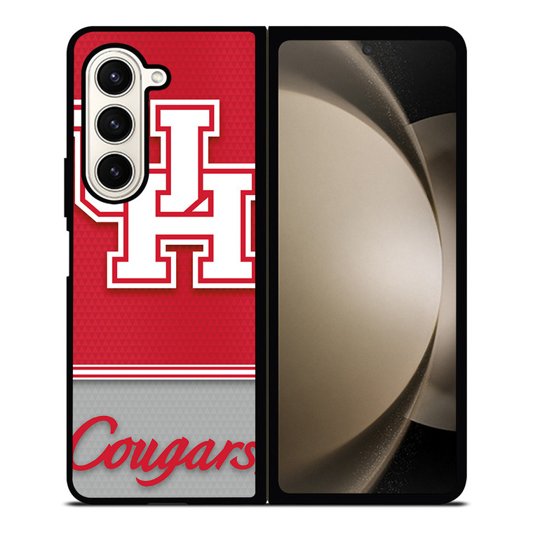UNIVERSITY OF HOUSTON COUGARS Samsung Z Fold 5 Case UNIVERSITY OF HOUSTON COUGARS Samsung Z Fold 5 Case
