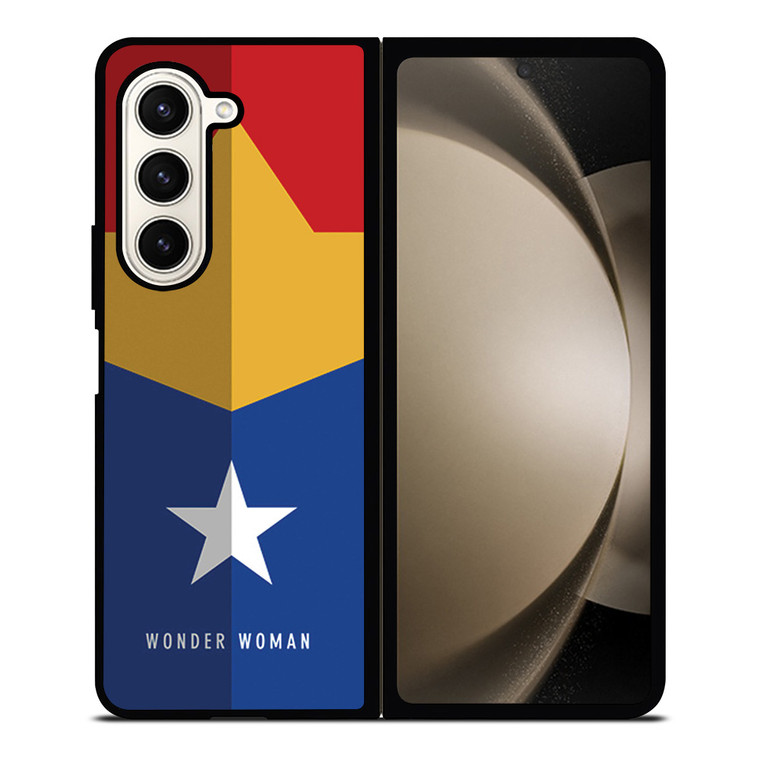 WONDER WOMAN LOGO Samsung Z Fold 5 Case WONDER WOMAN LOGO Samsung Z Fold 5 Case