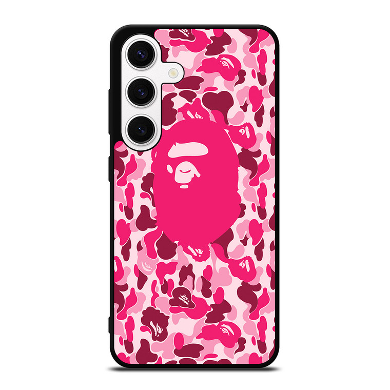 CAMO BAPE LOGO 4 Samsung Galaxy S24 Case