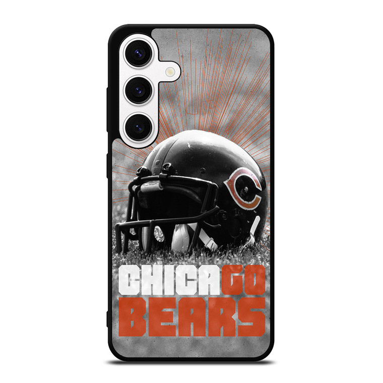 CHICAGO BEARS HELMET 2 Samsung Galaxy S24 Case