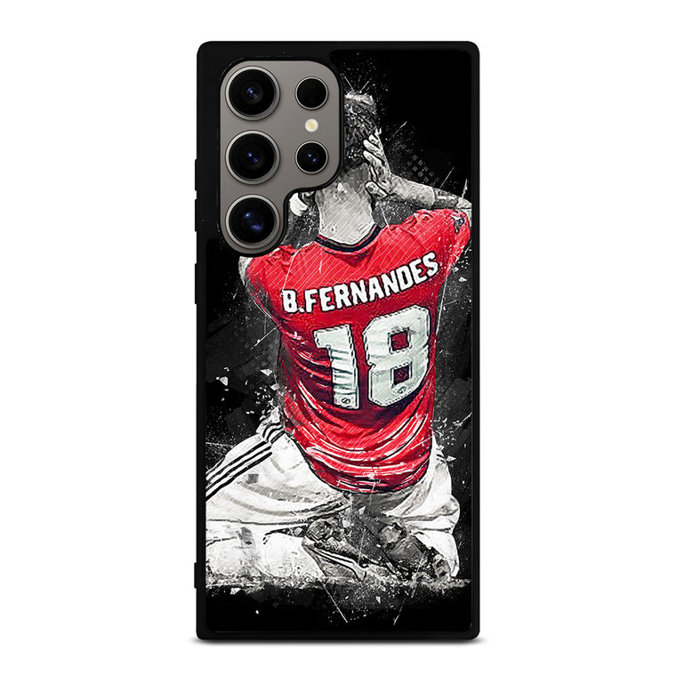 BRUNO FERNANDES MANCHESTER UNITED 2 Samsung Galaxy S24 Ultra Case