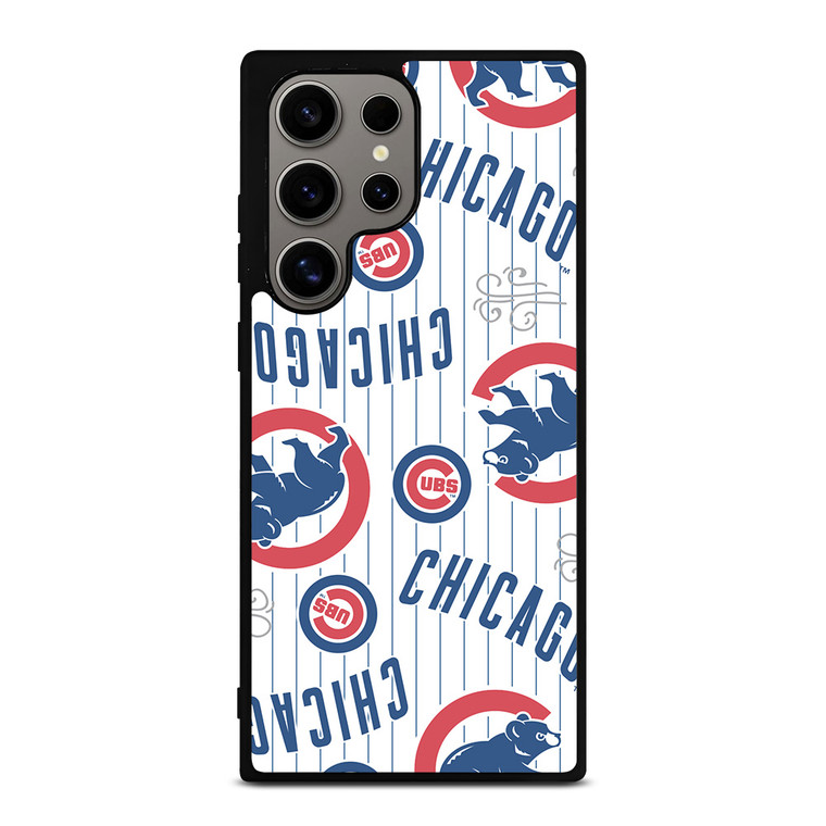 CHICAGO CUBS PATTERN Samsung Galaxy S24 Ultra Case