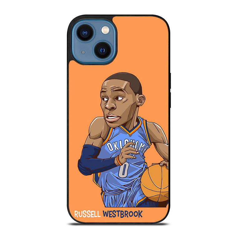 RUSSELL WESTBROOK PAINT iPhone 14 Case