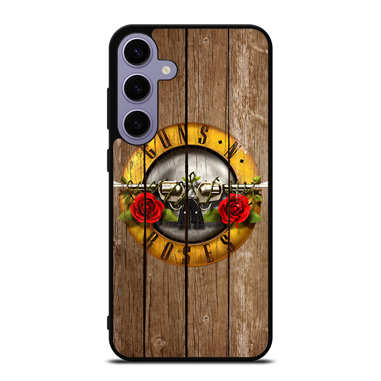 GUN AND ROSES LOGO WOODEN Samsung Galaxy S24 Plus Case