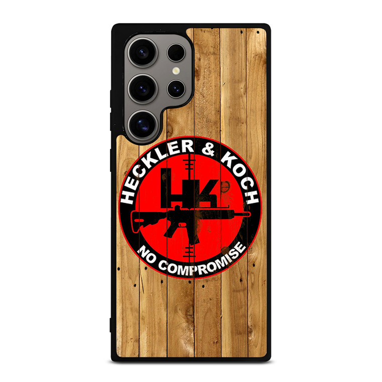 HECKLER AND KOCH LOGO WOODEN Samsung Galaxy S24 Ultra Case