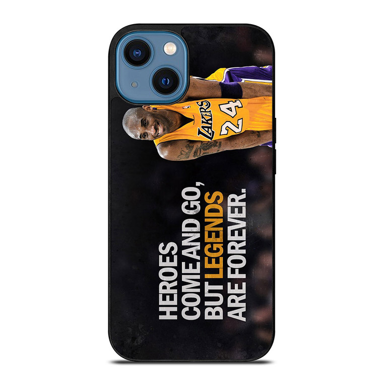 NBA LOS ANGELES LAKERS KOBE BRYANT 4 iPhone 14 Case