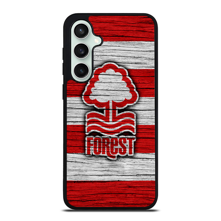 NOTTINGHAM FOREST LOGO WOODEN Samsung Galaxy S23 FE Case