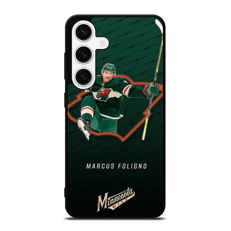 MARCUS FOLIGNO MINNESOTA WILD Samsung Galaxy S24 Case MARCUS FOLIGNO MINNESOTA WILD Samsung Galaxy S24 Case