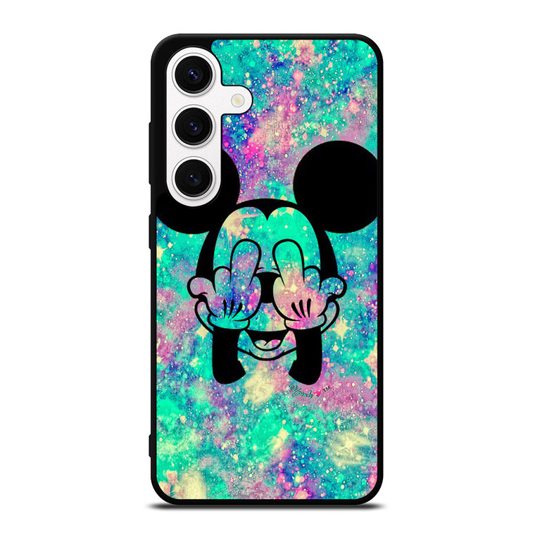 MIDDLE FINGER MICKY MOUSE Samsung Galaxy S24 Case