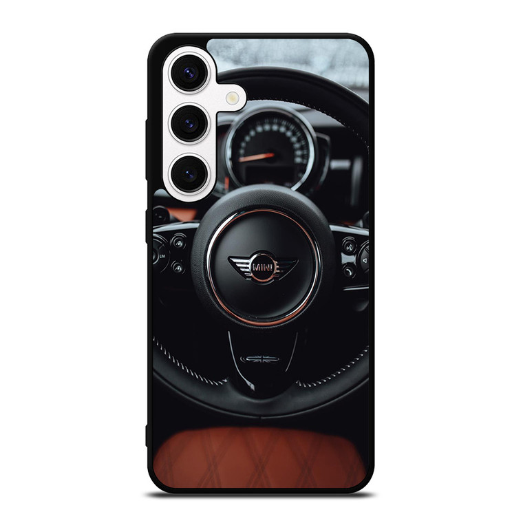 MINI COOPER STEERING WHEEL Samsung Galaxy S24 Case