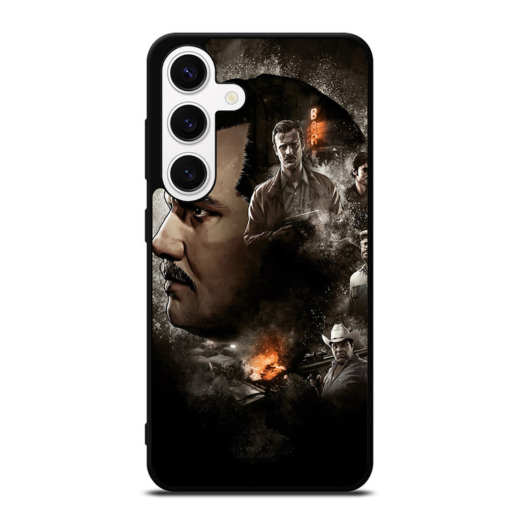 NARCOS CHARACTERS PABLO ESCOBAR Samsung Galaxy S24 Case