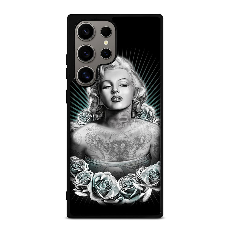MARILYN MONROE WITH TATTOO Samsung Galaxy S24 Ultra Case