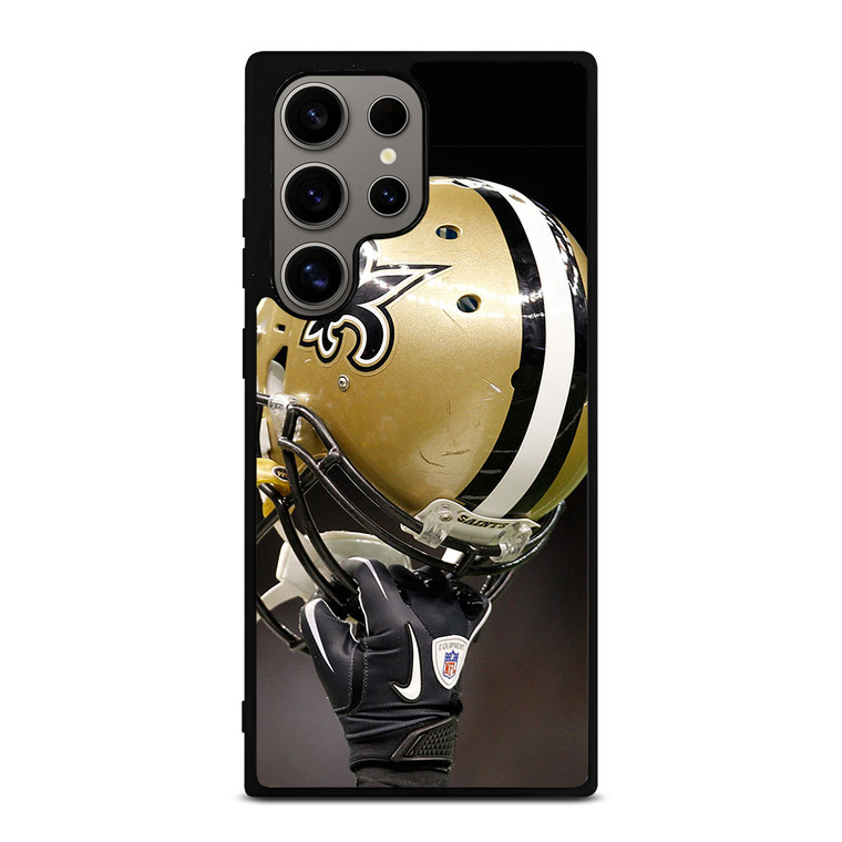 NEW ORLEANS SAINTS HELMET Samsung Galaxy S24 Ultra Case