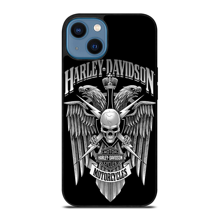 HARLEY DAVIDSON SKULL 2 iPhone 14 Case