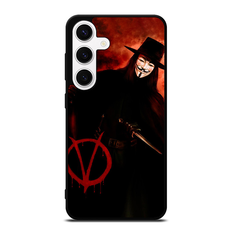 V FOR VENDETTA LOGO Samsung Galaxy S24 Case