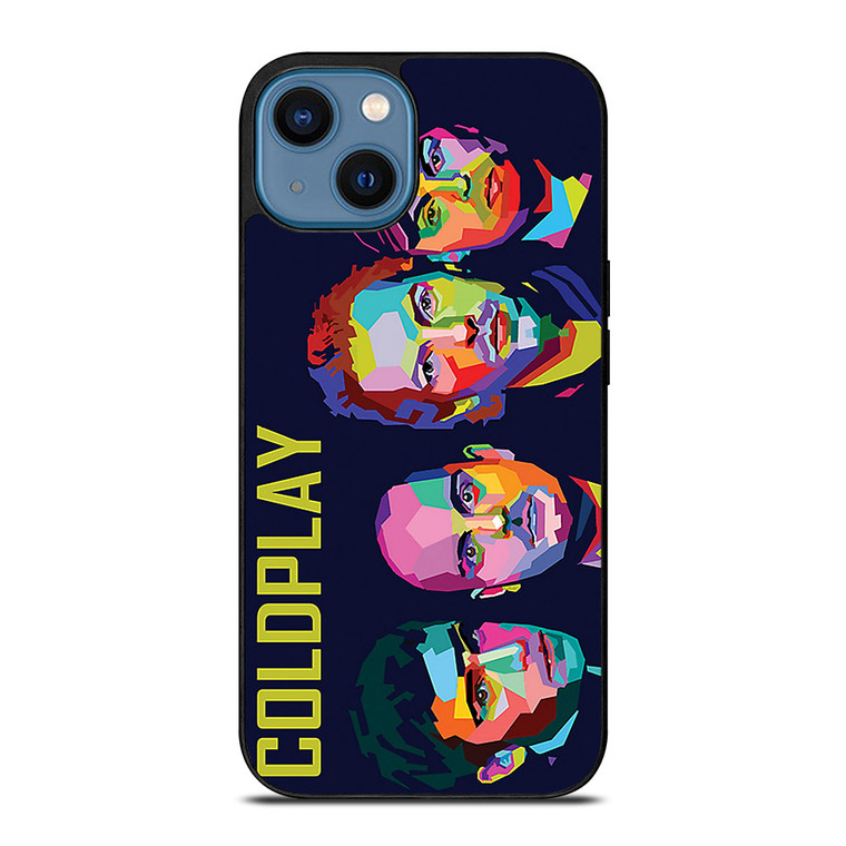 COLDPLAY POP ROCK BAND iPhone 14 Case