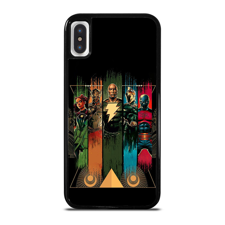 BLACK ADAM CHARACTERS ARTS iPhone X / XS Case BLACK ADAM CHARACTERS ARTS iPhone X / XS Case