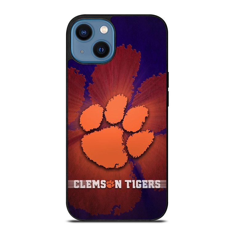 CLEMSON TIGERS LOGO iPhone 14 Case