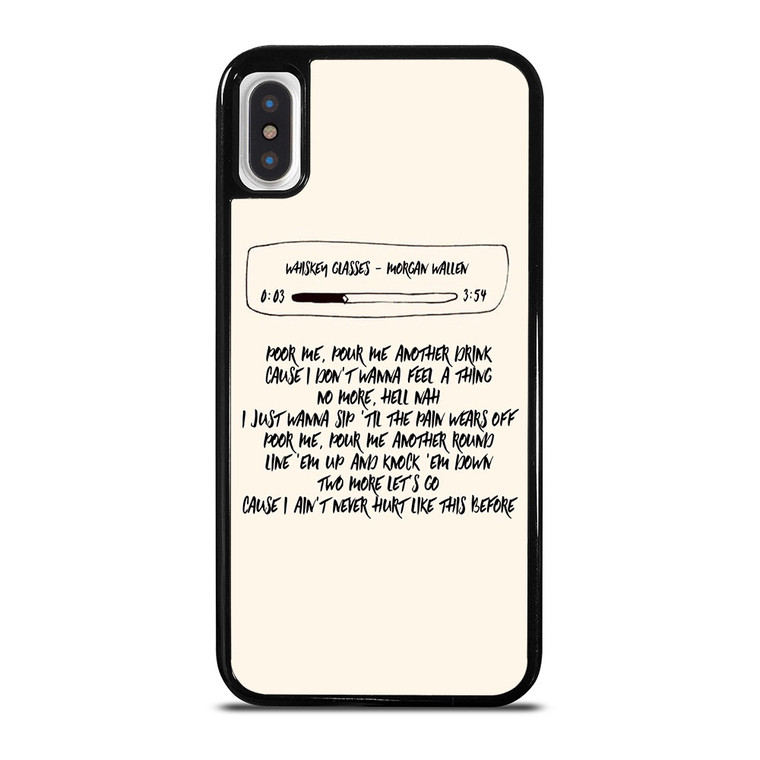 MORGAN WALLEN LYRIC iPhone X / XS Case MORGAN WALLEN LYRIC iPhone X / XS Case