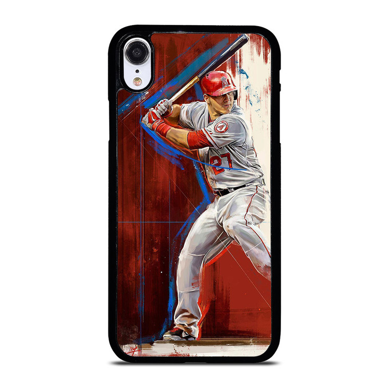 ART OF MIKE TROUT ANGELS iPhone XR Case