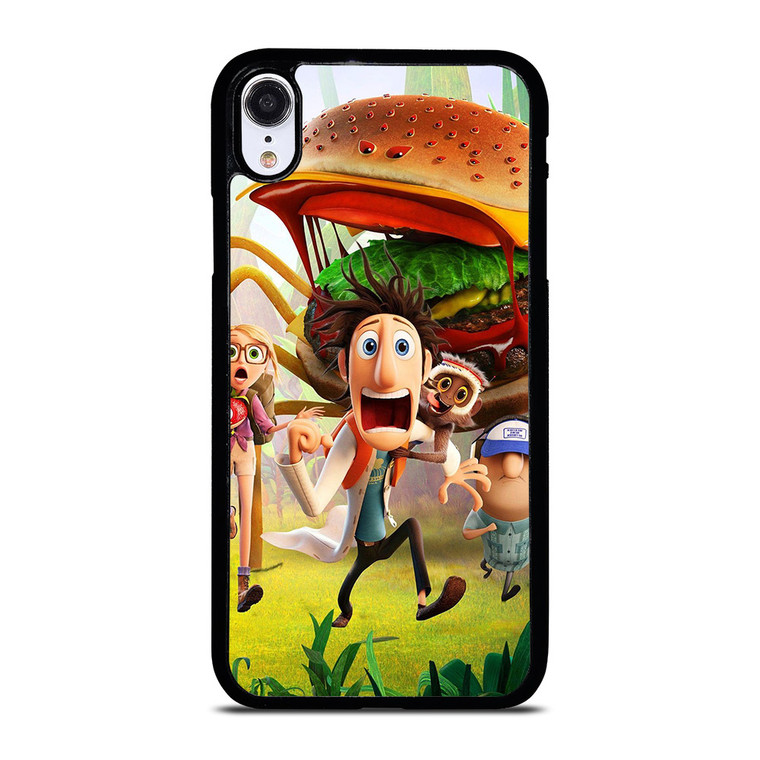 CLOUDY WITH A CHANCE OF MEATBALLS FUNNY iPhone XR Case CLOUDY WITH A CHANCE OF MEATBALLS FUNNY iPhone XR Case