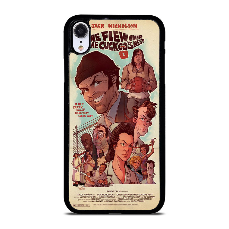 ONE FLEW OVER THE CUCKOO'S NEST POSTER OLD iPhone XR Case