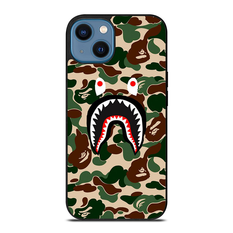 BAPE SHARK FACE CAMO iPhone 14 Case