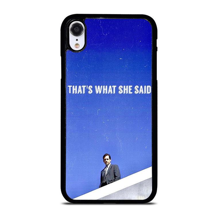 THE OFFICE SERIAL MOVIE QUOTE iPhone XR Case