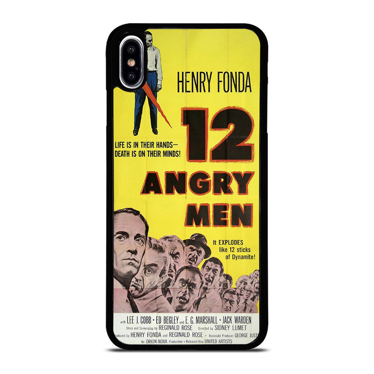 12 ANGRY MEN OLD POSTER iPhone XS Max Case
