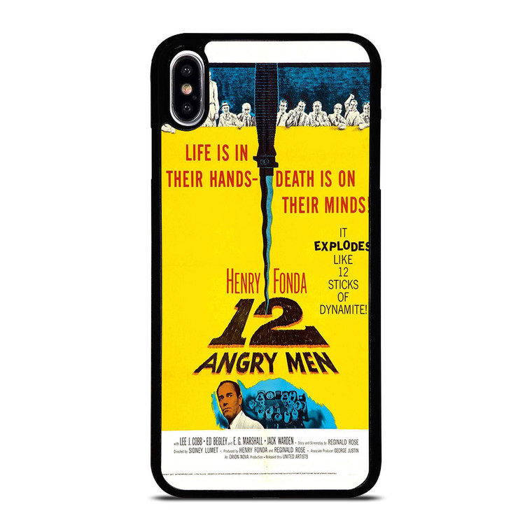 12 ANGRY MEN VINTAGE POSTER iPhone XS Max Case