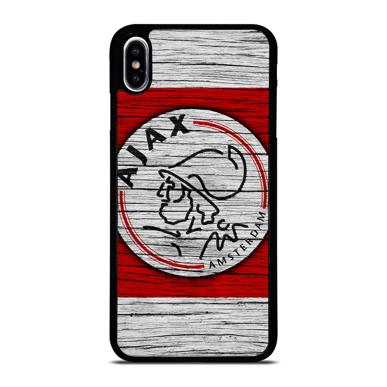 AJAX AMSTERDAM LOGO WOODEN iPhone XS Max Case AJAX AMSTERDAM LOGO WOODEN iPhone XS Max Case