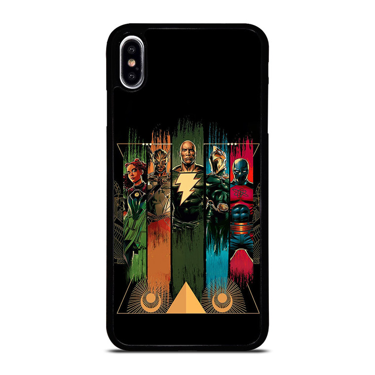 BLACK ADAM CHARACTERS ARTS iPhone XS Max Case BLACK ADAM CHARACTERS ARTS iPhone XS Max Case