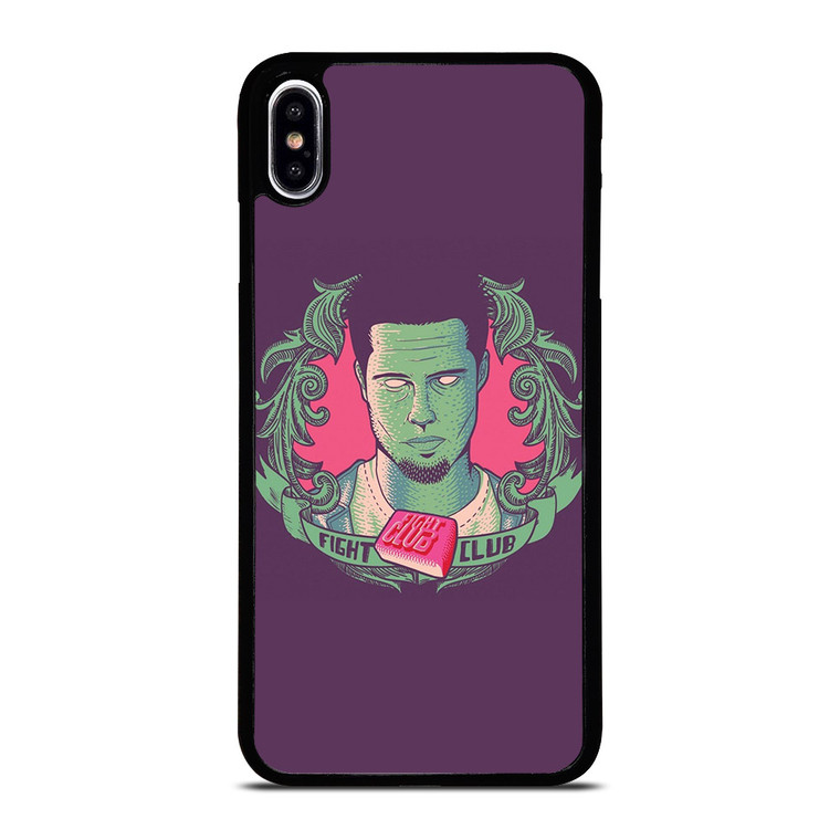 FIGHT CLUB BRAD PITT ART iPhone XS Max Case