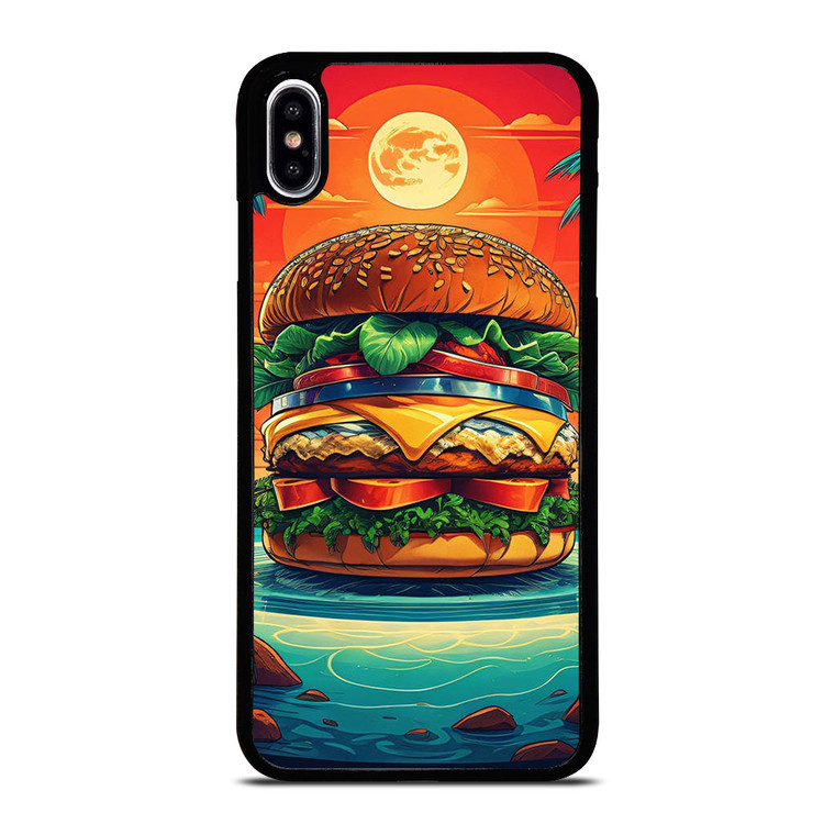 JIMMY BUFFETT BURGER iPhone XS Max Case