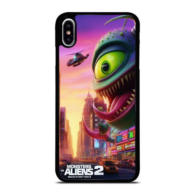 MONSTER VS ALIENS FUNNY CARTOON iPhone XS Max Case