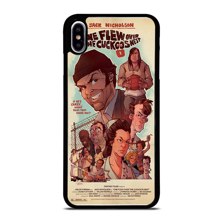 ONE FLEW OVER THE CUCKOO'S NEST POSTER OLD iPhone XS Max Case ONE FLEW OVER THE CUCKOO'S NEST POSTER OLD iPhone XS Max Case
