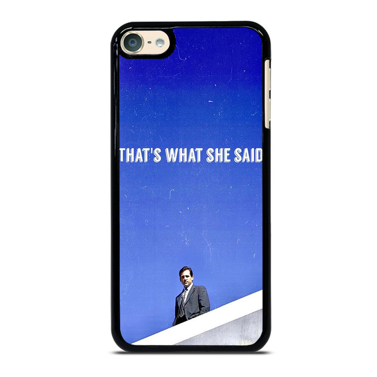THE OFFICE SERIAL MOVIE QUOTE iPod Touch 6 Case