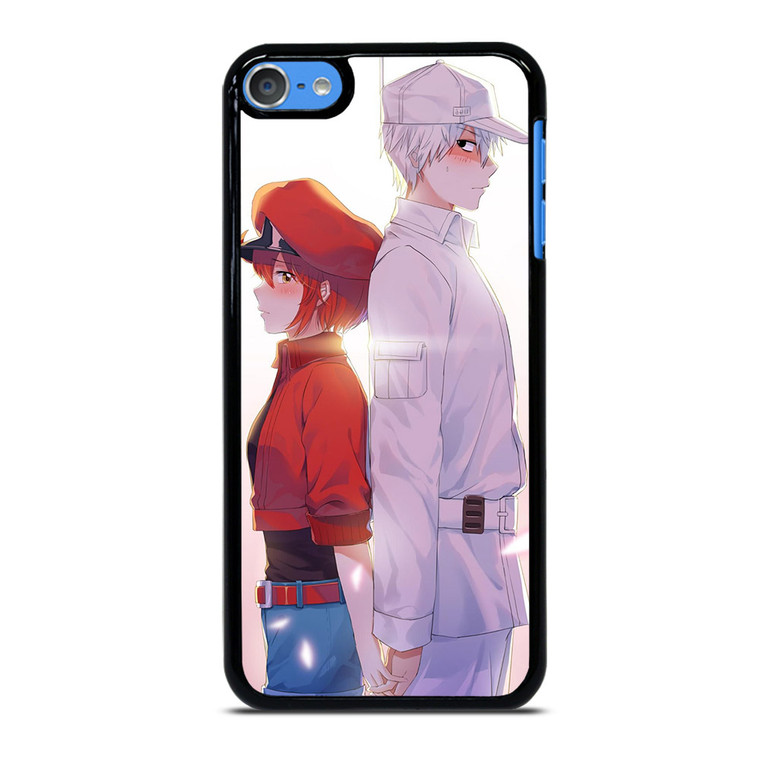 RED BLOOD AND WHITE BLOOD CELLS AT WORK iPod Touch 7 Case