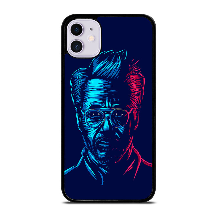 ROBERT DOWNEY JR IRON MAN ART iPhone 11 Case