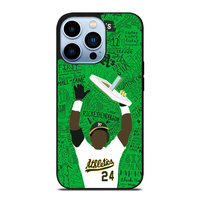 OAKLAND ATHLETICS RICKEY HENDERSON iPhone 13 Pro Max Case