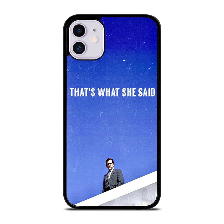THE OFFICE SERIAL MOVIE QUOTE iPhone 11 Case