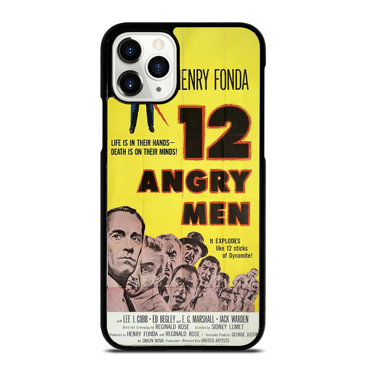 12 ANGRY MEN OLD POSTER iPhone 11 Pro Case