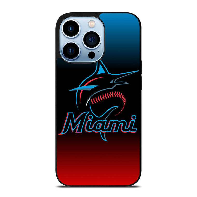 MIAMI MARLINS MLB LOGO iPhone 13 Pro Max Case