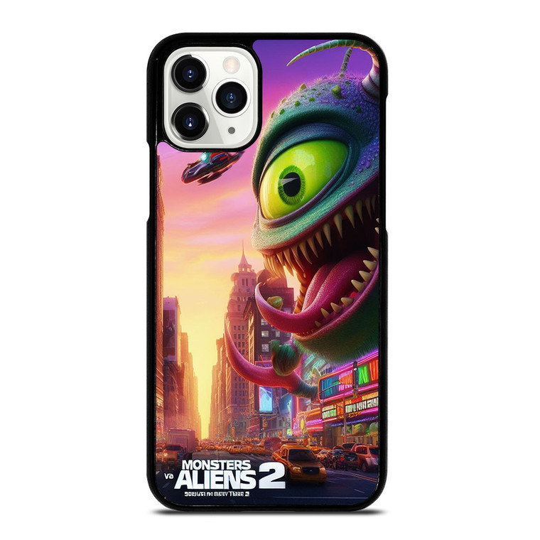 MONSTER VS ALIENS FUNNY CARTOON iPhone 11 Pro Case
