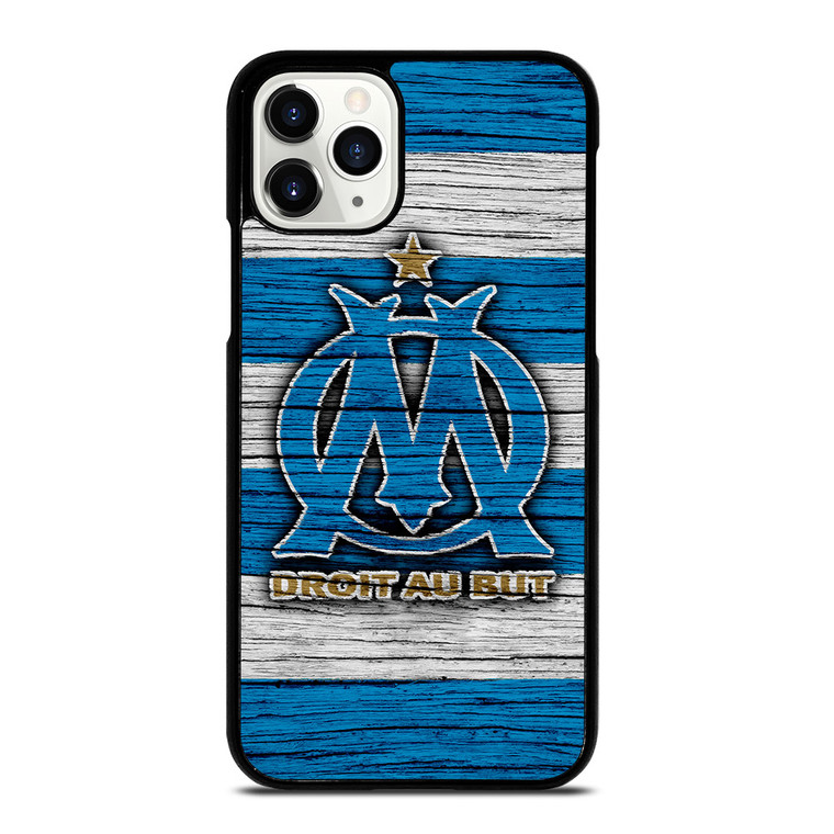 OLYMPIQUE DE MARSEILLE LOGO WOODEN iPhone 11 Pro Case